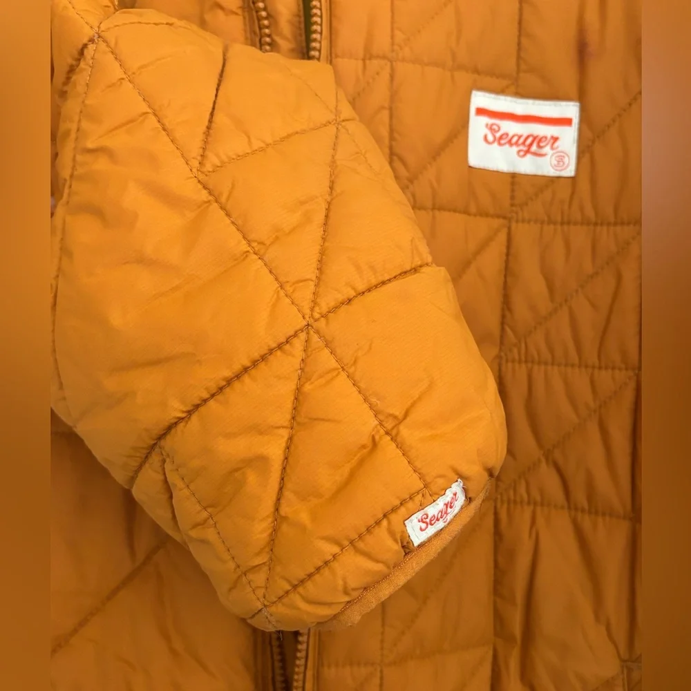 Seager Ruff & Tuff Puff Jacket Orange - Picture 7 of 11